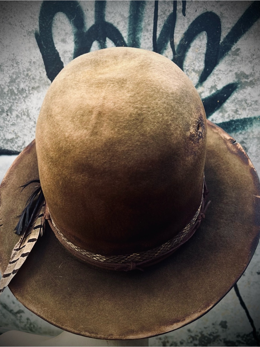 CROSSROADS Custom Unisex Open Crown Hat size 7 1/2 - Picture 6 of 12